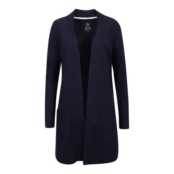Isaac Mizrahi Sweaters - New Issac Mizari Women's Long Sleeve Cardigan Navy​